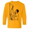 Heavy Cotton Youth Long Sleeve T-Shirt. Thumbnail