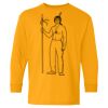 Heavy Cotton Youth Long Sleeve T-Shirt. Thumbnail