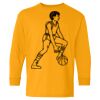 Heavy Cotton Youth Long Sleeve T-Shirt. Thumbnail