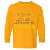 Heavy Cotton Youth Long Sleeve T-Shirt. Thumbnail