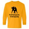 Heavy Cotton Youth Long Sleeve T-Shirt. Thumbnail