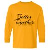 Heavy Cotton Youth Long Sleeve T-Shirt. Thumbnail