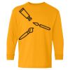 Heavy Cotton Youth Long Sleeve T-Shirt. Thumbnail