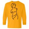 Heavy Cotton Youth Long Sleeve T-Shirt. Thumbnail