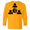 Heavy Cotton Youth Long Sleeve T-Shirt. Thumbnail