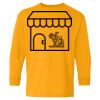 Heavy Cotton Youth Long Sleeve T-Shirt. Thumbnail