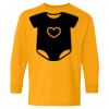 Heavy Cotton Youth Long Sleeve T-Shirt. Thumbnail