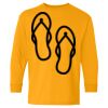 Heavy Cotton Youth Long Sleeve T-Shirt. Thumbnail