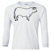 Ultra Cotton® Youth Long Sleeve T-Shirt. Thumbnail
