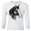 Ultra Cotton® Youth Long Sleeve T-Shirt. Thumbnail