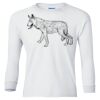 Ultra Cotton® Youth Long Sleeve T-Shirt. Thumbnail