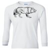 Ultra Cotton® Youth Long Sleeve T-Shirt. Thumbnail