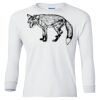 Ultra Cotton® Youth Long Sleeve T-Shirt. Thumbnail