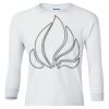 Ultra Cotton® Youth Long Sleeve T-Shirt. Thumbnail