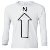 Ultra Cotton® Youth Long Sleeve T-Shirt. Thumbnail