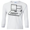 Ultra Cotton® Youth Long Sleeve T-Shirt. Thumbnail