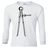 Ultra Cotton® Youth Long Sleeve T-Shirt. Thumbnail