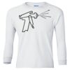 Ultra Cotton® Youth Long Sleeve T-Shirt. Thumbnail