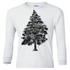 Ultra Cotton® Youth Long Sleeve T-Shirt. Thumbnail