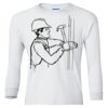 Ultra Cotton® Youth Long Sleeve T-Shirt. Thumbnail