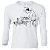 Ultra Cotton® Youth Long Sleeve T-Shirt. Thumbnail
