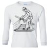 Ultra Cotton® Youth Long Sleeve T-Shirt. Thumbnail