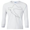 Ultra Cotton® Youth Long Sleeve T-Shirt. Thumbnail