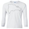 Ultra Cotton® Youth Long Sleeve T-Shirt. Thumbnail