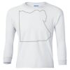 Ultra Cotton® Youth Long Sleeve T-Shirt. Thumbnail