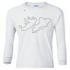 Ultra Cotton® Youth Long Sleeve T-Shirt. Thumbnail