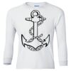 Ultra Cotton® Youth Long Sleeve T-Shirt. Thumbnail