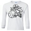 Ultra Cotton® Youth Long Sleeve T-Shirt. Thumbnail