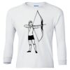 Ultra Cotton® Youth Long Sleeve T-Shirt. Thumbnail