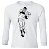 Ultra Cotton® Youth Long Sleeve T-Shirt. Thumbnail