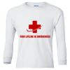 Ultra Cotton® Youth Long Sleeve T-Shirt. Thumbnail