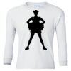 Ultra Cotton® Youth Long Sleeve T-Shirt. Thumbnail