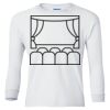 Ultra Cotton® Youth Long Sleeve T-Shirt. Thumbnail
