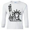 Ultra Cotton® Youth Long Sleeve T-Shirt. Thumbnail