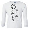Ultra Cotton® Youth Long Sleeve T-Shirt. Thumbnail