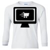 Ultra Cotton® Youth Long Sleeve T-Shirt. Thumbnail