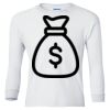 Ultra Cotton® Youth Long Sleeve T-Shirt. Thumbnail