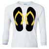 Ultra Cotton® Youth Long Sleeve T-Shirt. Thumbnail