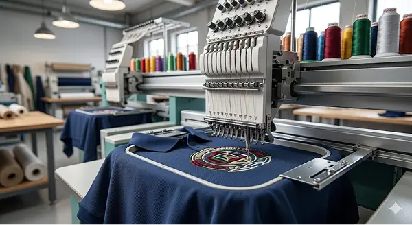 Embroidery decoration visual placeholder — image to be replaced