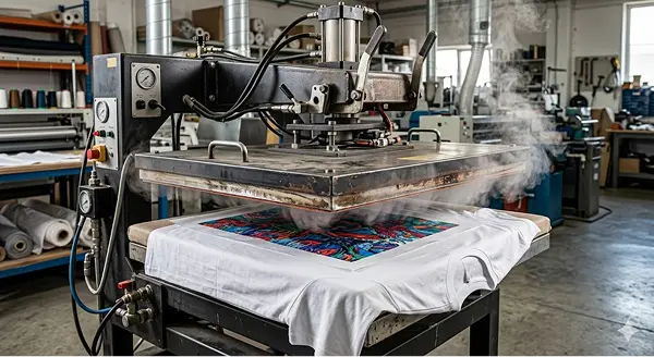 Sublimation printing on polyester visual placeholder — image to be replaced