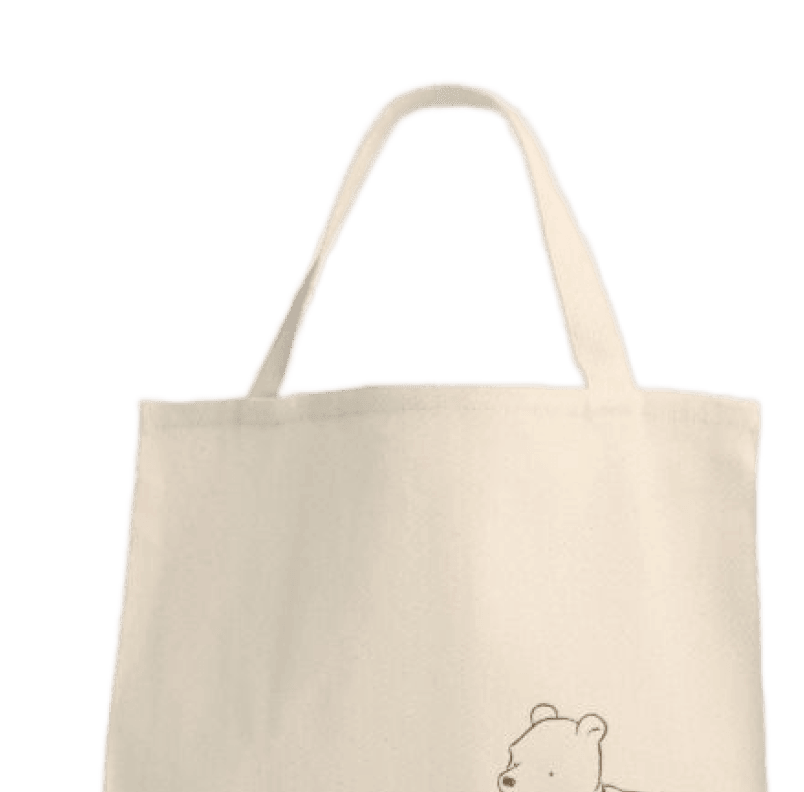 Beige color tote bag