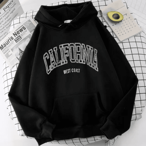 Black color hoodie